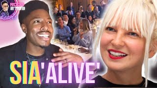 Sia Reaction Alive At Private Event  She sounds THIS good SAT DOWN 👀👀👀 [upl. by Nairahcaz]