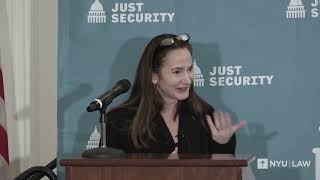 Remarks by Director of National Intelligence Avril Haines on the 10th Anniversary of Just Security [upl. by Khanna]