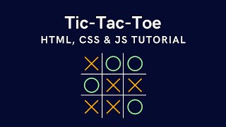 Create TicTacToe Game using HTML CSS amp JavaScript with Canvas [upl. by Rattan423]