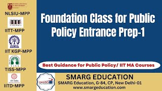 Public Policy MPP NLSIU IITs entrances 2025 Foundation class1 [upl. by Rauscher]