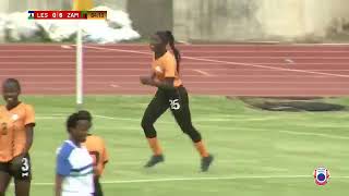 Zambia vs Lesotho U20  Extended Highlights and Goals  COSAFA WOMENS CHAMPIONSHIP CUP [upl. by Gennie]