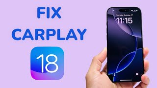 How To Fix CarPlay Not Working After iOS 18 Update [upl. by Aehsal229]