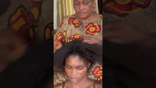 ASMR Hair Parting Braiding asmr hairbraiding braids naturalhair asmrsounds asmrvideo [upl. by Hsur240]