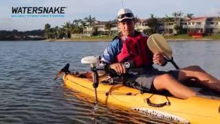 Watersnake Universal Electric Motor Mount for Kayaks and Canoes [upl. by Anahsal5]