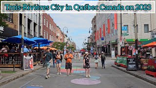 TroisRivières City in Québec Canada on August 2023  TroisRivières Downtown amp port canada quebec [upl. by Palma517]