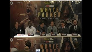 DILLIAN WHYTE vs JOSEPH PARKER  PRESS CONFERENCE REVIEW AND REACTION [upl. by Meras850]