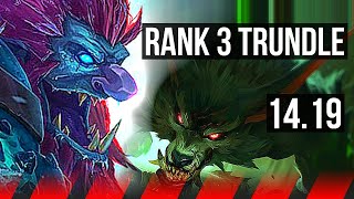 TRUNDLE vs WARWICK TOP  Rank 3 Trundle 1300 games 527  EUW Grandmaster  1419 [upl. by Iosep327]