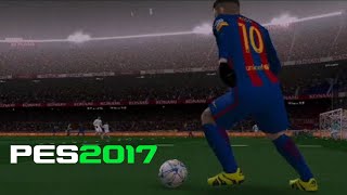 PES 2017 PS2 • FC Barcelona vs Real Madrid • Gameplay PCXS2 [upl. by Worthy]