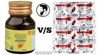 Becadexamine vs Becosules  Bearded Chokra  Benefits of Becadexamine amp Becolsules [upl. by Templia663]