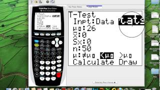 How to do the Hypothesis ttest using the TI84 [upl. by Ime]