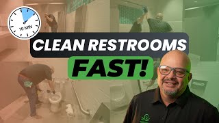 How Fast Can You Clean A Restroom Important Steps [upl. by Fox]