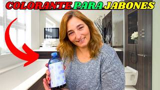 🌈COLORANTE para JABONES CASERO🧼¡MEJOR QUE EL COMPRADO✨ [upl. by Deirdra182]