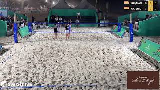 Beach tennis Makai  Desafio Rio x SP  JuliaManuella x CarolineNicole [upl. by Benedix]