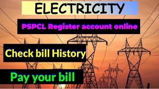 PSPCL ONLINE NEW CONNECTION  PSPCL BILL PAYMENT PUNJAB BIZILI BOAR PUNJAB BILL DOWNLOAD BILL [upl. by Wanyen]