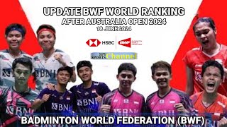 Update BWF World ranking after Austrakia Open 2024 [upl. by Edva235]