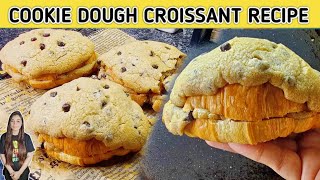 Cookie Dough Croissant Recipe By FoodStationByIqra [upl. by Ardni]