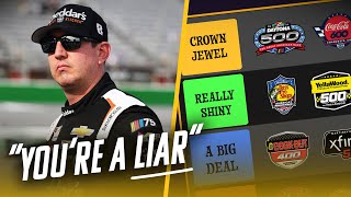 Kyle Busch SLAMS LaJoie Stenhouse  Putting Every NASCAR Race in a Tier List [upl. by Brittne396]