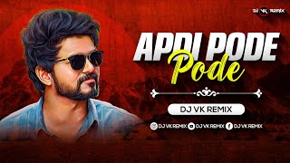 Apdi Pode  Remix  Dj Vk Remix  Tamil Song  Apudi Pode Dj Song  Vijay amp Trisha  Vidyasagar [upl. by Atiuqaj]