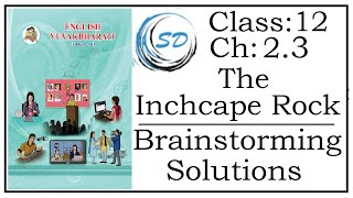 Brainstorming Solutions of Chapter 23 The Inchcape Rock  English Yuvakbharati  Maharashtra [upl. by Itsud]