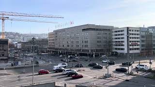 🇩🇪 CityCam Germany STUTTGART Hauptbahnhof Steigenberger HotelGermany4K 60FPSTouristampTravel ASMR [upl. by Ogdan]