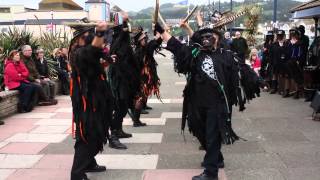 Beltane Border Morris dance Haccombe at Teignmouth Folk Festival 2013 [upl. by Elayne]