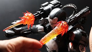 Unboxing Hot Toys quotMARVEL Future Fightquot Punisher War Machine Armor Figure [upl. by Melita547]