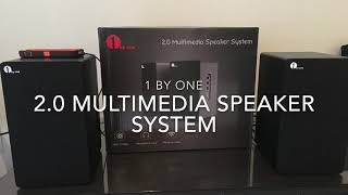 1byone  20 Multimedia Speaker System 1byone  Product Review [upl. by Glynda]