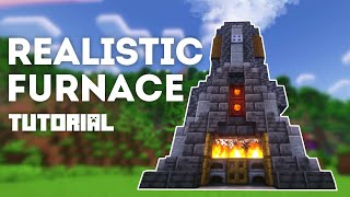 How to Build Realistic Furnace Minecraft Tutorial [upl. by Thia758]