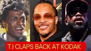 TI responds to Kodak Black Drink Champs accusations 🤯 kodakblack [upl. by Rogovy]