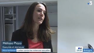 La footballeuse internationale et essayiste Mélissa Plaza slame contre les violences sexuelles [upl. by Allecnirp]