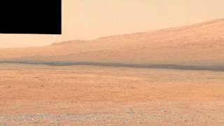 Curiosity Rovers 360degree Mars View  Video [upl. by Scheld]