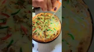 Creamy Tikka Pizza full cheese  Life with Huzaifa youtubeshorts pizza food ytshorts public [upl. by Fedirko]