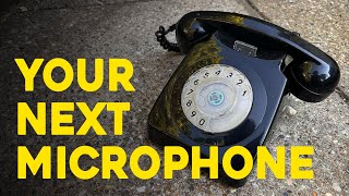 I turn vintage phones into lofi microphones [upl. by Hsirehc]