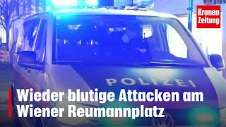 Messer als Waffe Wieder blutige Attacken am Wiener Reumannplatz  kronetv NEWS [upl. by Worl264]