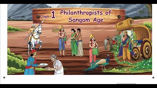 PHILANTHROPISTS OF SANGAM AGE  Part 1  UNIT 1  TERM 2  SOCIAL SCIENCE  EM  4TH STD [upl. by Vachill]