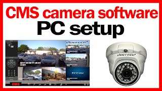 ✅ CMS camera software setup free download for h264 dvr viewer client 🔥 [upl. by Rozek37]