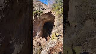 Montezuma Castle National MonumentTonto Natural Bridge state park vanlife travel [upl. by Ecirtahs610]