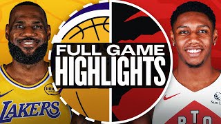 LAKERS at RAPTORS  FULL GAME HIGHLIGHTS  November 1 2024 [upl. by Koralle]