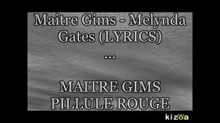 Maître Gims  Melynda Gates LYRICS [upl. by Nesila667]