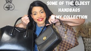 5 OF THE OLDEST HANDBAGS IN MY COLLECTION [upl. by Reinhold761]