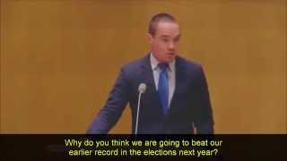 ▶ Kent Ekeroth SD demolishes the Swedish establishment in parliament YT1080p [upl. by Ramaj618]