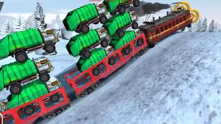 Train Transport 3D  Gameplay trailer [upl. by Aleen]