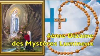 4ÈME MYSTÈRE LUMINEUX DU SAINT ROSAIRE AVEC SAINTE BERNADETTE DE LOURDES FÊTE DE LA TRANSFIGURATION [upl. by Tamsky565]