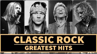 Aerosmith Nirvana ACDC Queen Bon Jovi Scorpions Guns N Roses 🔥 Best Classic Rock Of 70 80s [upl. by Leif]