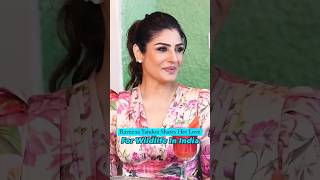 Raveena Tandon Shares Her Love For Wildlife In India  Curly Tales shorts [upl. by Rabjohn163]