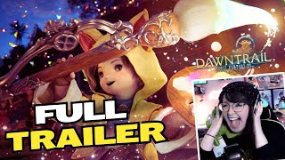 FFXIV Dawntrail Full Trailer Reaction  IM SCREAMING  Japan Fanfest [upl. by Esac]