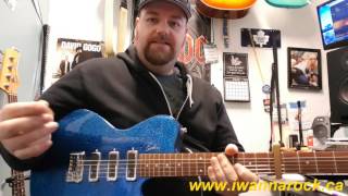 Open G guitar lesson Bad Company Cant Get Enough [upl. by Yerfej]