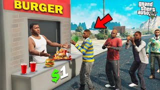 GTA 5  Franklin Opened A Restaurant In GTA 5 [upl. by Milore]