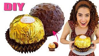 DIY PÁSCOA FERRERO ROCHER GIGANTE   Paula Stephânia [upl. by Phaedra]