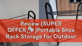 Review SUPER OFFER🎉Portable Shoe Rack Storage for Outdoor and Indoor Use Foldable Shoes Organize [upl. by Adnauqaj359]